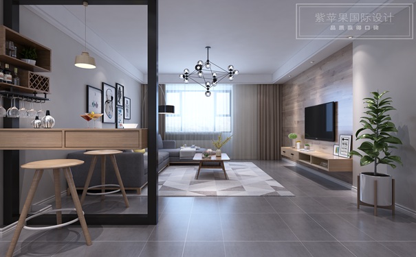 無錫紫蘋果裝飾 竹木纖維集成墻面