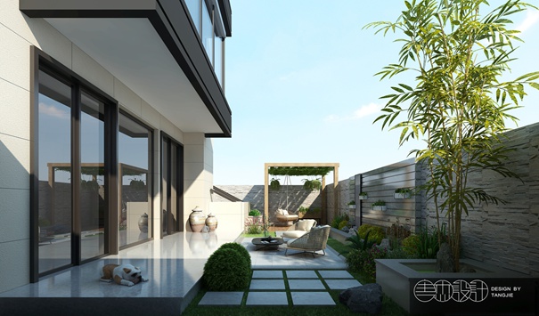 無(wú)錫紫蘋果裝飾 花園洋房